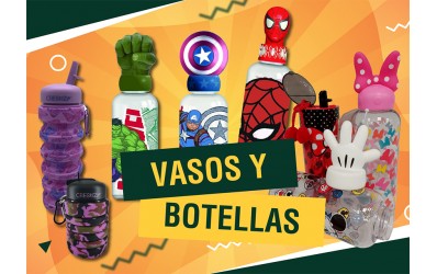 Nuevas botellas y vasos