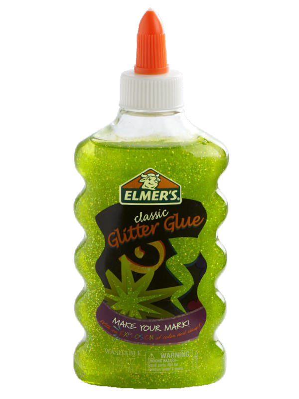 ADHESIVO ELMERS GLITTER x177ml VERDE