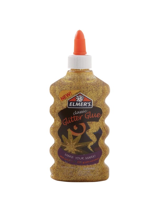 ADHESIVO ELMERS GLITTER x177ml ORO