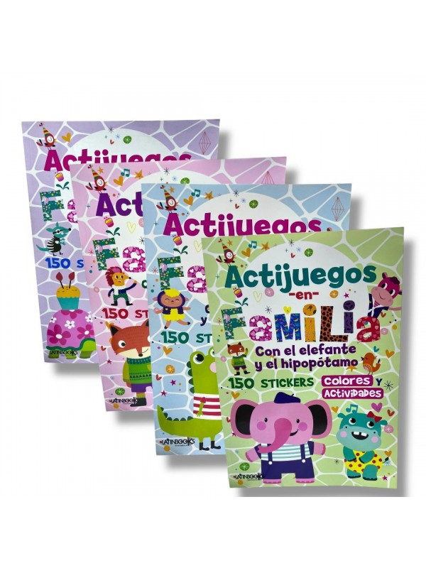 LIBRO ACTIVIDADES ACTIJUEGOS x4