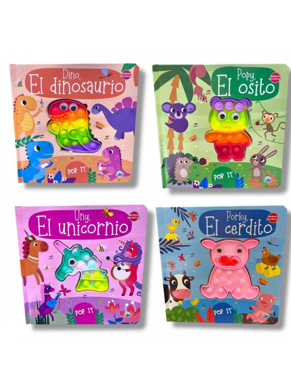 LIBROS POP IT POP IT x4