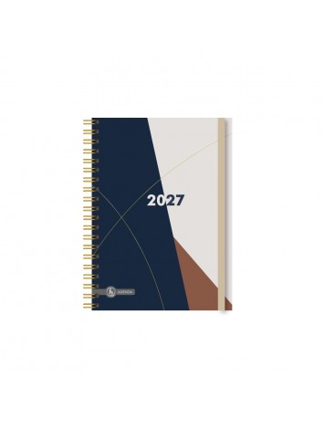 AGENDA 2027 15x21 SEMANAL UOMO CON ESPIRAL - RY