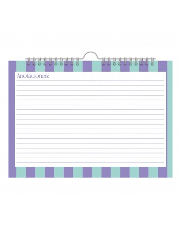 PLANNER RY A3 2027 MENSUAL MIX CON PERCHITA