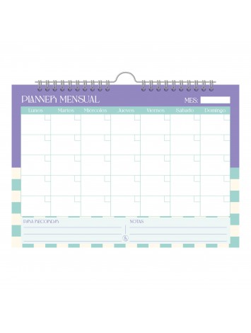 PLANNER RY A3 2027 MENSUAL MIX CON PERCHITA