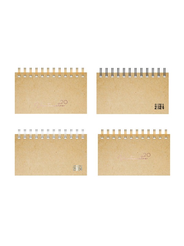 AGENDA POCKET ESPIRAL UNIV.KRAFT SEMANAL 2024
