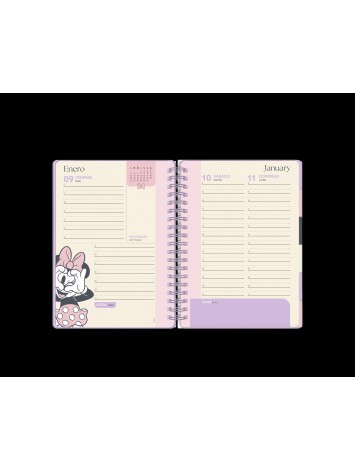 AGENDA 2026 14x20 DIARIA MINNIE MOUSE - MOOVING