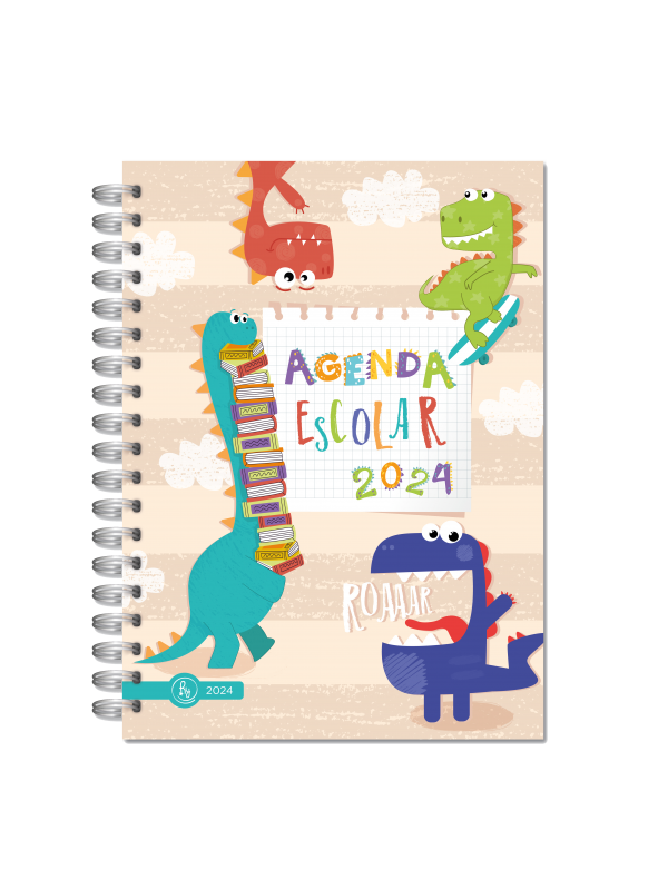 AGENDA RY 15x21 ESCOLAR CON ESPIRAL SEMANAL  2024