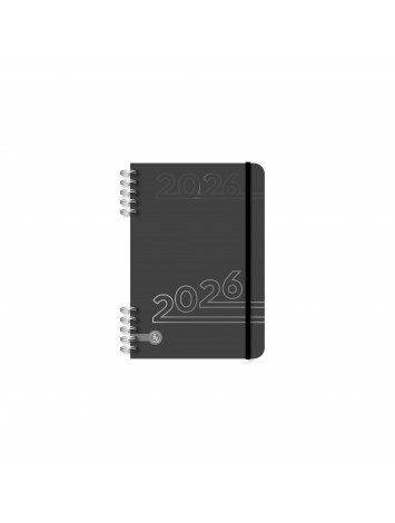 AGENDA 2026 12x17 DIARIA UOMO CON ESPIRAL - RY