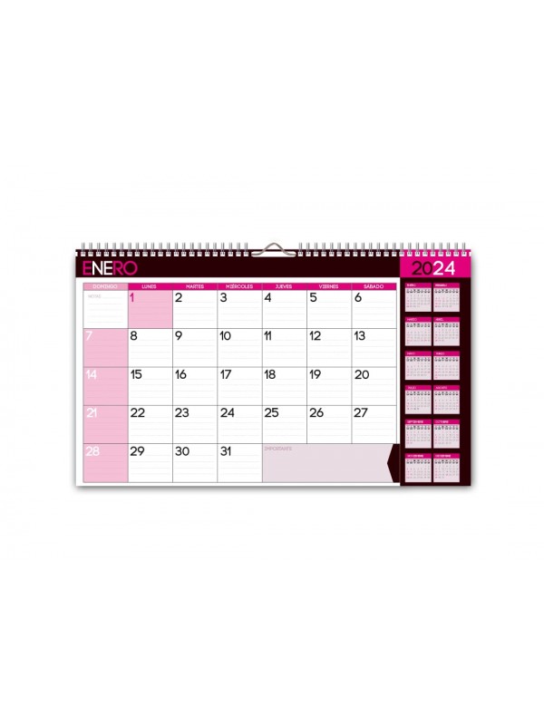 PLANNER ANILLADO 35x22CM 2026