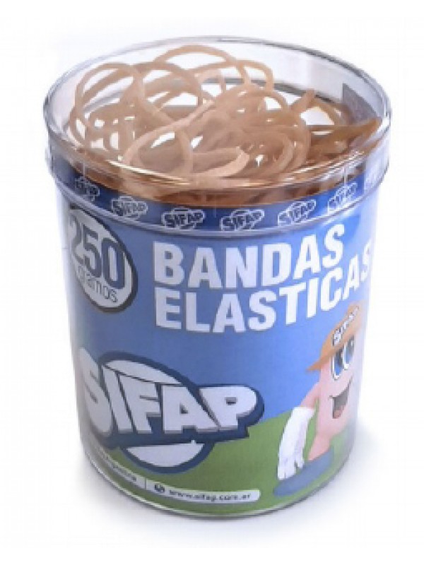 BANDAS ELASTICAS CAUCHO POTE x250g SF