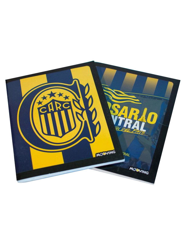 CUADERNO TAPA FLEXIBLE ROSARIO CENTRAL x48R