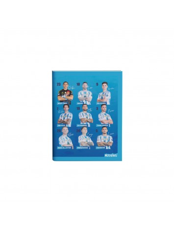 CUADERNO TAPA FLEXIBLE AFA SELECCION x48 HOJAS