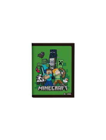CUADERNO TAPA FLEXIBLE MINECRAFT x48 HOJAS