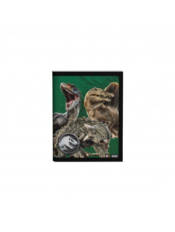 CUADERNO TAPA FLEXIBLE JURASSIC WORLD x48 HOJAS