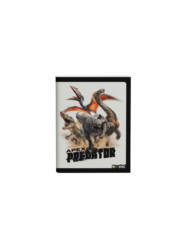 CUADERNO TAPA FLEXIBLE JURASSIC WORLD x48 HOJAS