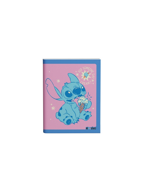 CUADERNO TAPA FLEXIBLE STITCH x48 HOJAS