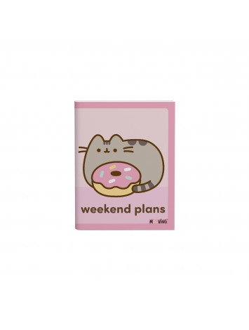 CUADERNO TAPA FLEXIBLE PUSHEEN x48 HOJAS
