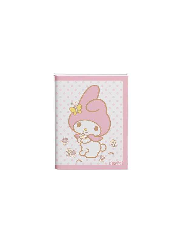 CUADERNO TAPA FLEXIBLE MY MELODY x48 HOJAS