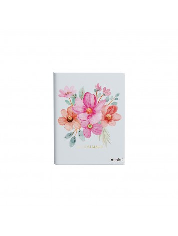 CUADERNO TAPA FLEXIBLE COSIDO GARDEN x48 HOJAS