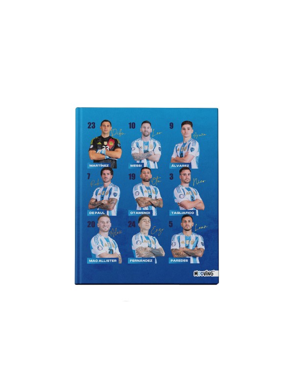 CUADERNO TAPA DURA 19x24 COSIDO AFA x48 HOJAS