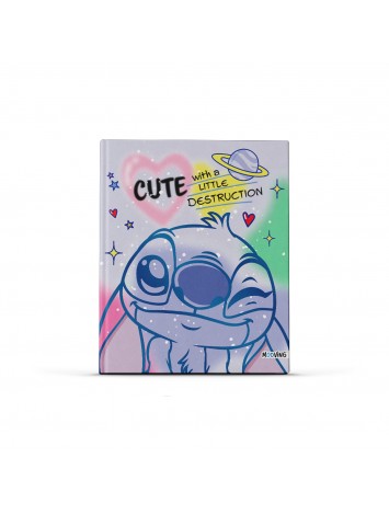 CUADERNO TAPA DURA 19x24 COSIDO STITCH x48 HOJAS