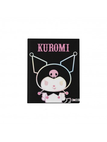 CUADERNO TAPA DURA 19x24 COSIDO KUROMI x48 HOJAS