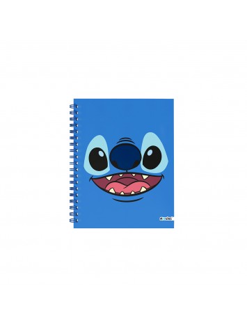 CUADERNO TAPA DURA 16x21 CON ESPIRAL STITCH x 80 HOJAS
