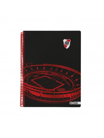 CUADERNO 29,7 UNIVERSITARIO RIVER PLATE x80 HOJAS