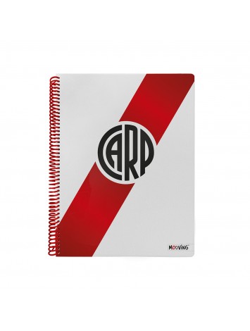 CUADERNO 29,7 UNIVERSITARIO RIVER PLATE x80 HOJAS