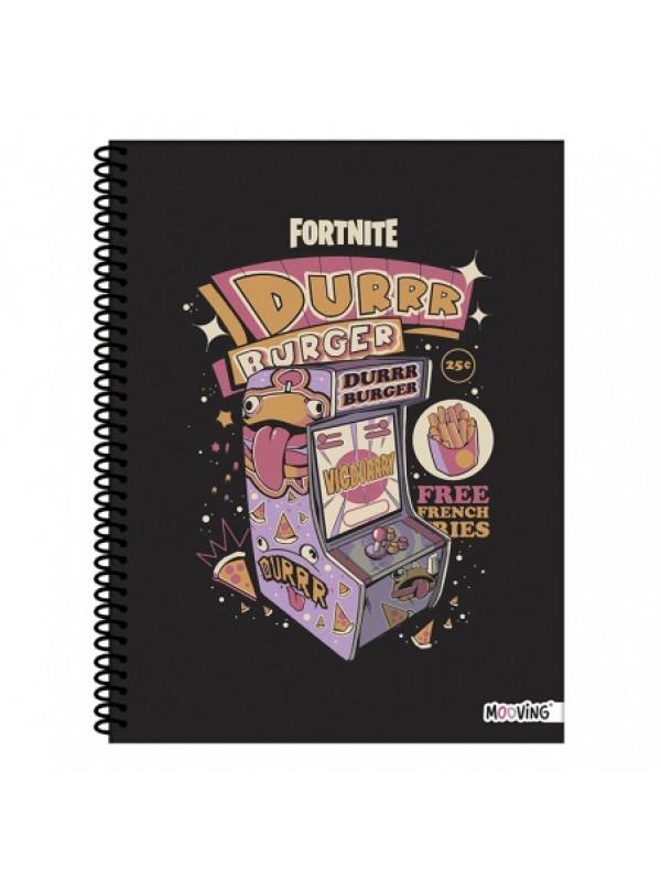 CUADERNO 29,7 UNIVERSITARIO FORNITE x80 HOJAS