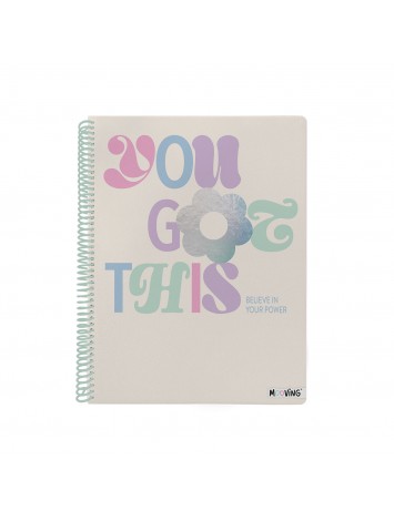 CUADERNO 29,7 UNIVERSITARIO COOL x 80 HOJAS