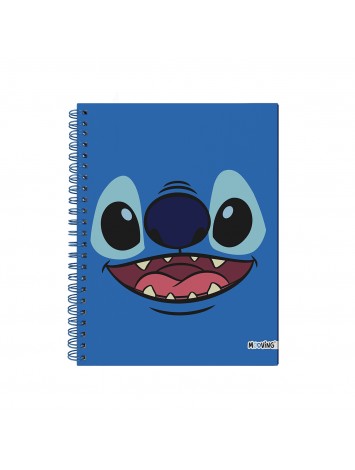 CUADERNO A4 TAPA DURA  STITCH x96 HOJAS