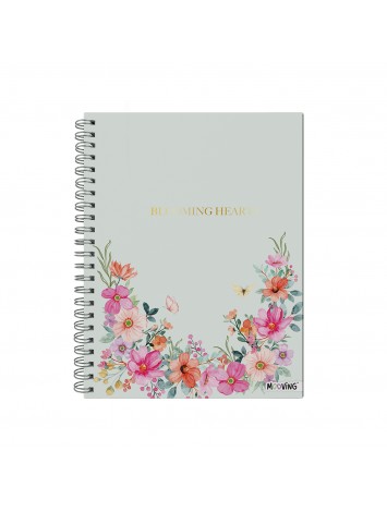 CUADERNO A4 TAPA DURA GARDEN x96 HOJAS