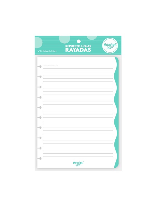 REPUESTO MOOVING CARTA x30 RAYADO