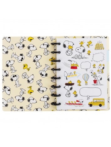 CUADERNO INTELIGENTE A DISCOS A5 SNOOPY