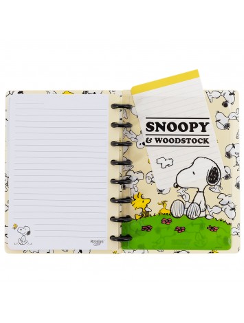 CUADERNO INTELIGENTE A DISCOS A5 SNOOPY