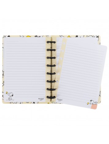 CUADERNO INTELIGENTE A DISCOS A5 SNOOPY