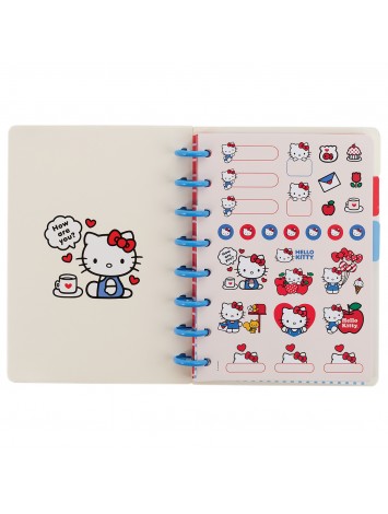 CUADERNO INTELIGENTE A DISCOS A5 HELLO KITTY