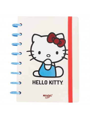 CUADERNO INTELIGENTE A DISCOS A5 HELLO KITTY