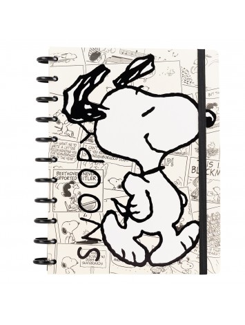 CUADERNO INTELIGENTE A DISCOS CARTA SNOOPY