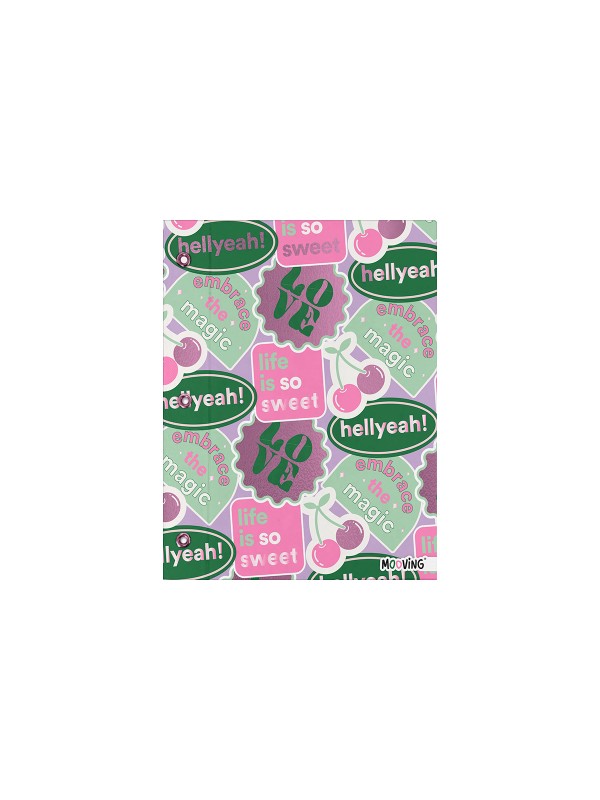 CARPETA CON CORDON N°3 PINK