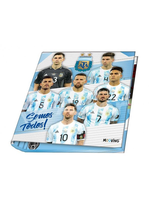 CARPETA ESCOLAR 3x40 CARTONE LACA AFA SELECCION