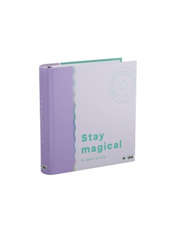 CARPETA ESCOLAR 3x40 CARTONE LACA PASTEL