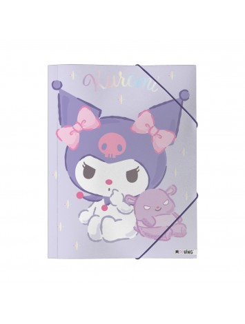 CARPETA OFICIO 3 SOLAPAS KUROMI