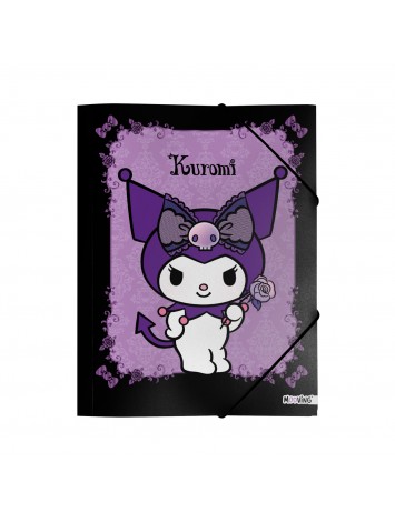 CARPETA OFICIO 3 SOLAPAS KUROMI