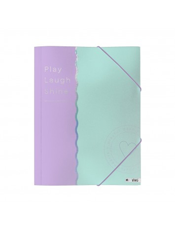 CARPETA OFICIO 3 SOLAPAS PASTEL BLOCK