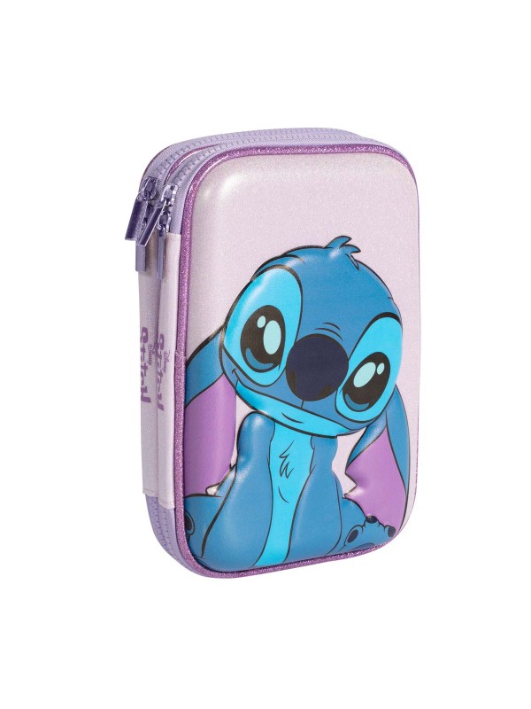 CARTUCHERA DOBLE EVA STITCH
