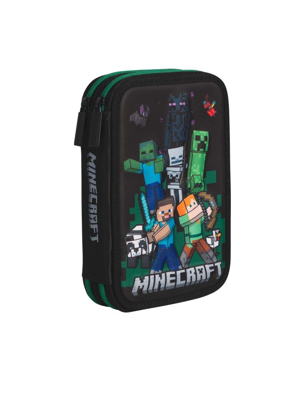 CARTUCHERA 2 PISOS MINECRAFT