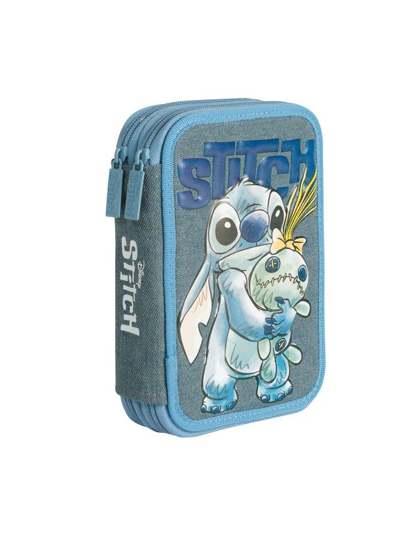 CARTUCHERA 2 PISOS STITCH