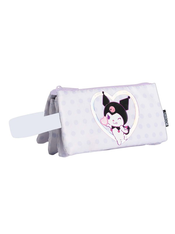 CARTUCHERA CUADRUPLE KUROMI